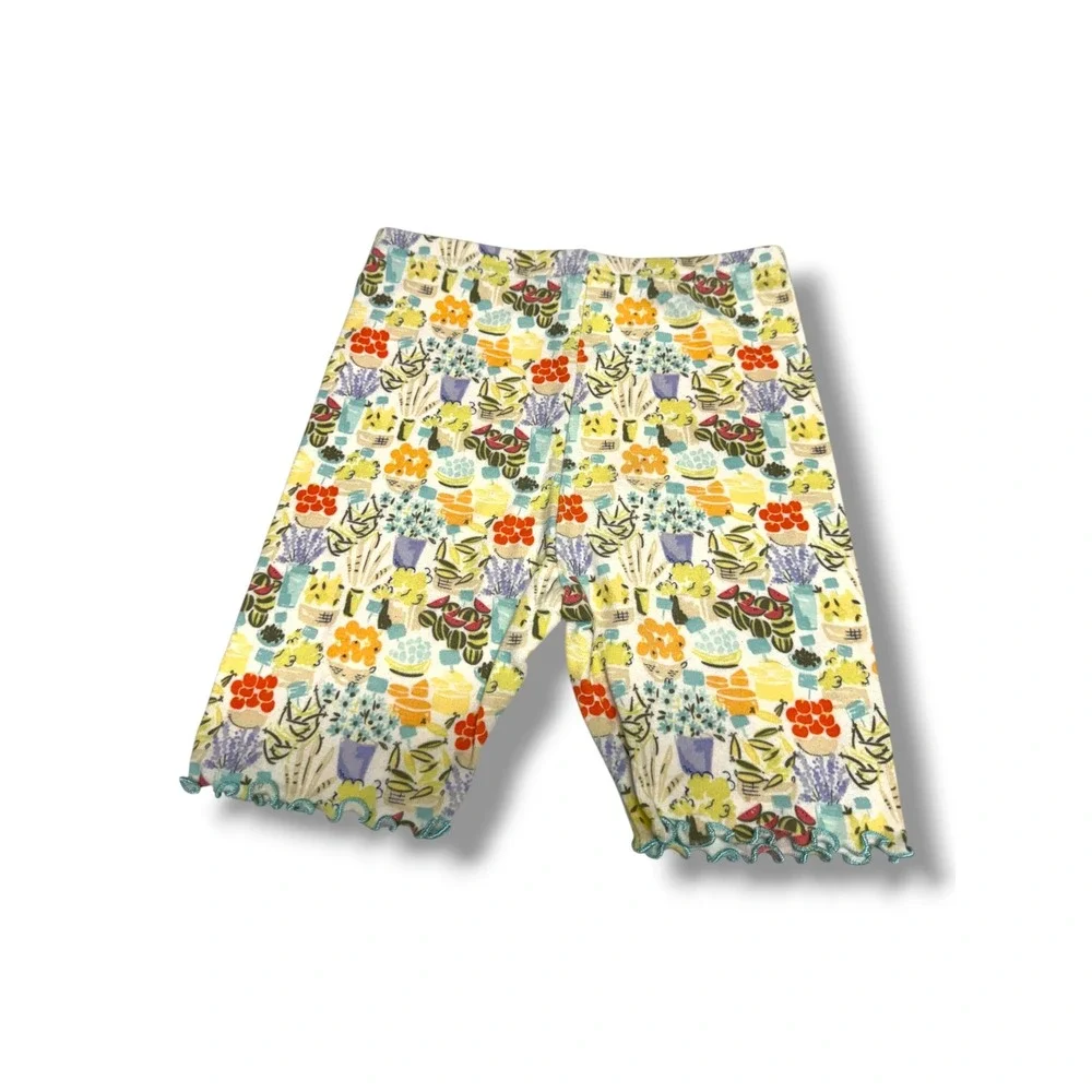 Gymboree Girls Bonjour Provence Farmers‎ Market Print Bike Shorts Vintage 2004 5